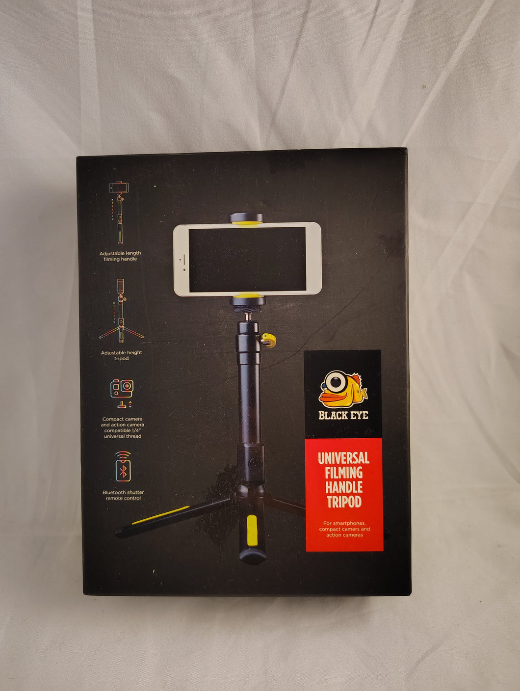 Universal filming tripod
